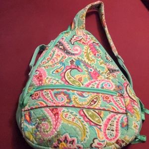 EUC Tutti Frutti Sling Backpack retired pattern